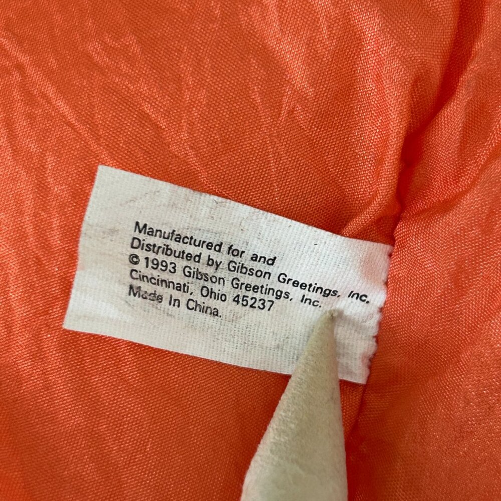 Gibson Greetings Pumpkin Plush Nylon Jack o Lantern Halloween Parachute 1993 - Picture 16 of 16